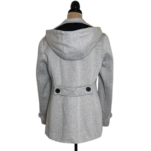 Liverpool Light Gray Medium Weight Trench Jacket Size M - Picture 4 of 6